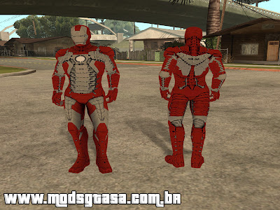 Skin Homem de Ferro 3 Mark 5 para GTA San Andreas